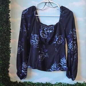 Flowy Floral Bodice Style Top